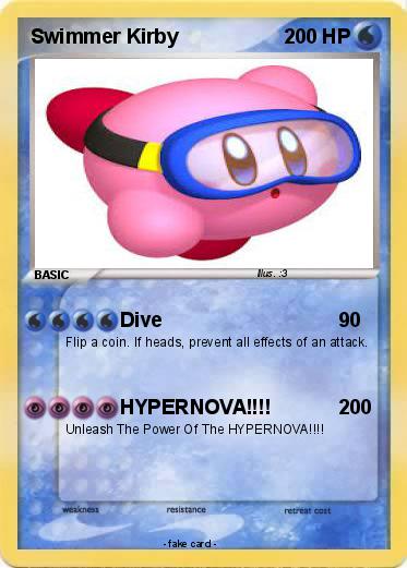 Pokemon Swimmer Kirby