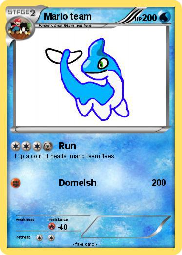 Pokemon Mario team