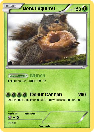 Pokemon Donut Squirrel
