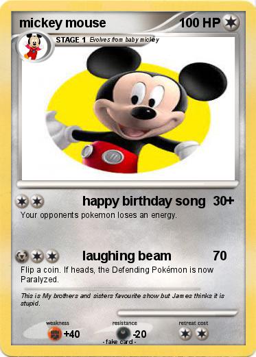 Pokemon mickey mouse