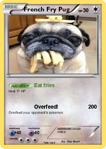 Pokemon French Fry Pug