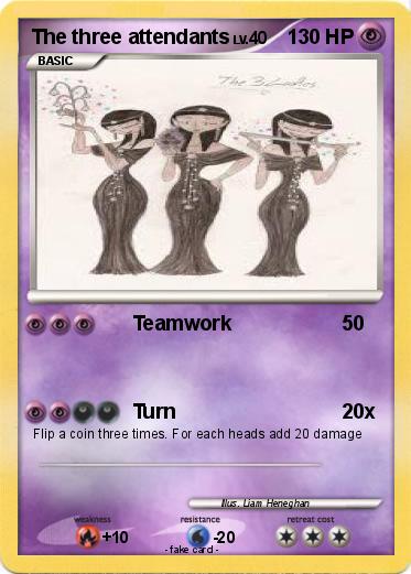 Pokemon The three attendants