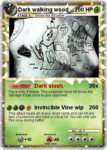 Pokemon Dark walking wood