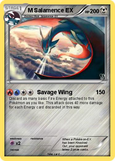 Pokemon M Salamence EX