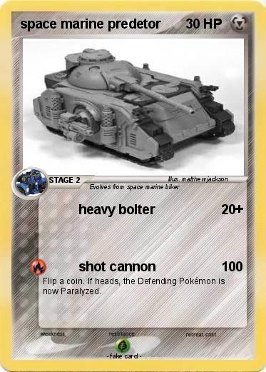 Pokemon space marine predetor