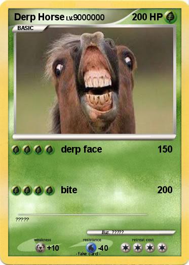 Pokemon Derp Horse
