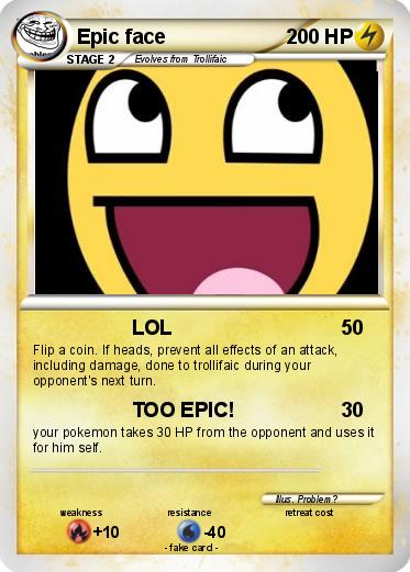 Pokemon Epic face