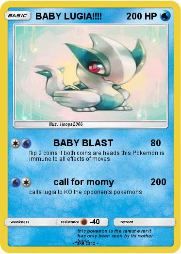 Pokemon BABY LUGIA!!!!