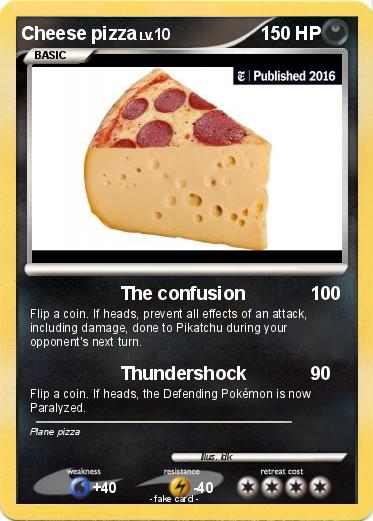 Pokemon Cheese pizza