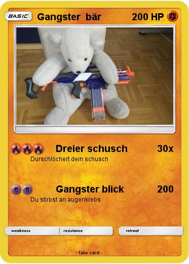 Pokemon Gangster  bär