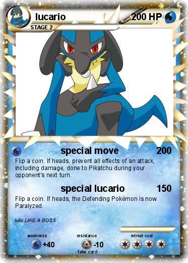 Pokemon lucario