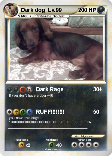 Pokemon Dark dog  Lv.99