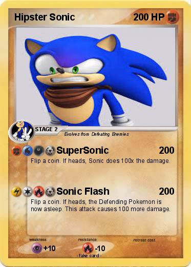 Pokemon Hipster Sonic