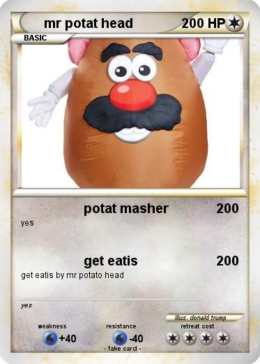 Pokemon mr potat head