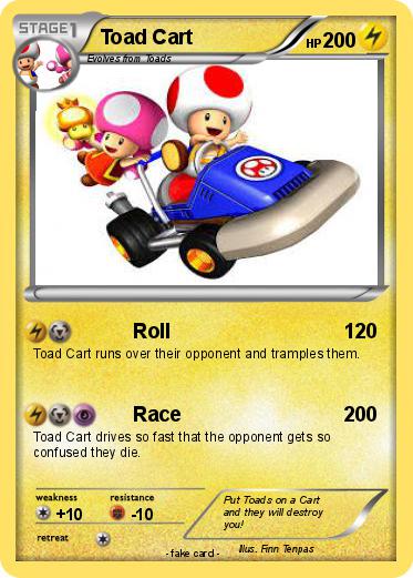 Pokemon Toad Cart