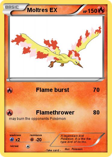 Pokemon Moltres EX