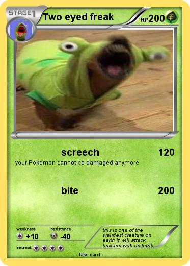 Pokemon Two eyed freak
