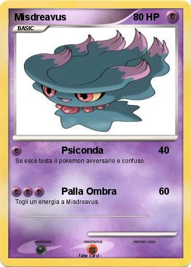 Pokemon Misdreavus