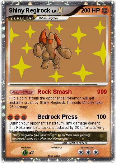 Pokemon Shiny Regirock Pokemon Shiny Regirock