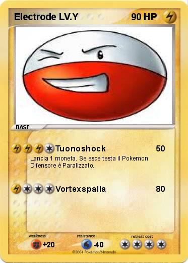 Pokemon Electrode LV.Y