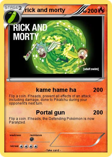 Pokemon rick and morty