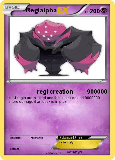 Pokemon Regialpha