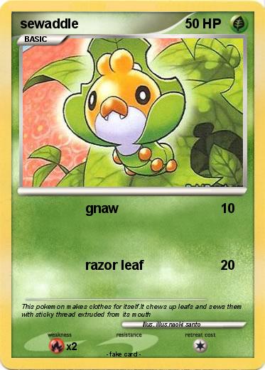 Pokemon sewaddle