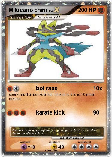 Pokemon M lucario chini