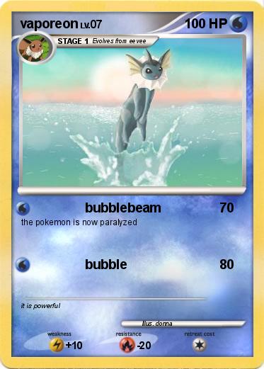 Pokemon vaporeon