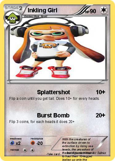 Pokemon Inkling Girl