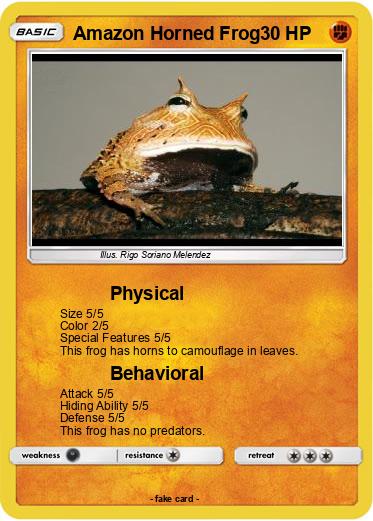 Pokemon Amazon Horned Frog