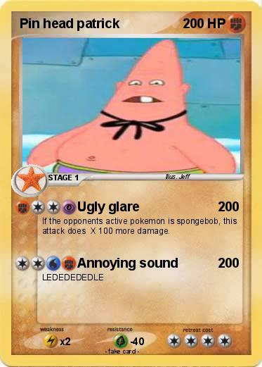 Pokemon Pin head patrick