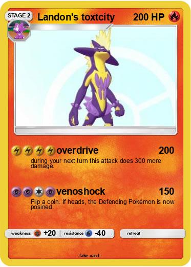 Pokemon Landon's toxtcity