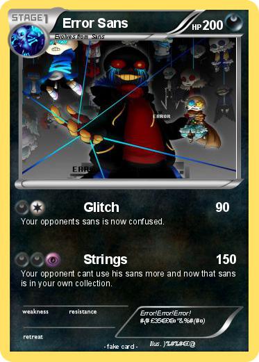 Pokemon Error Sans