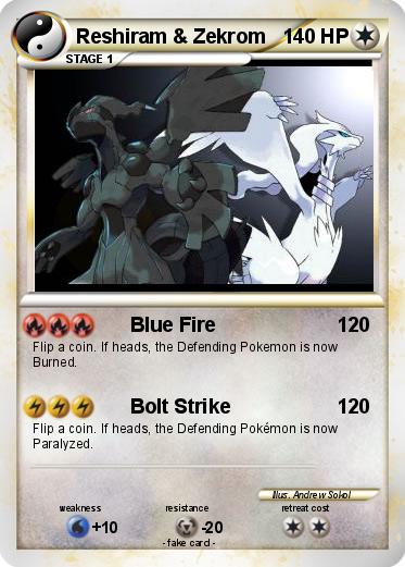 Pokemon Reshiram & Zekrom