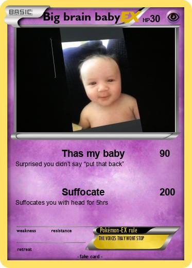 Pokemon Big brain baby