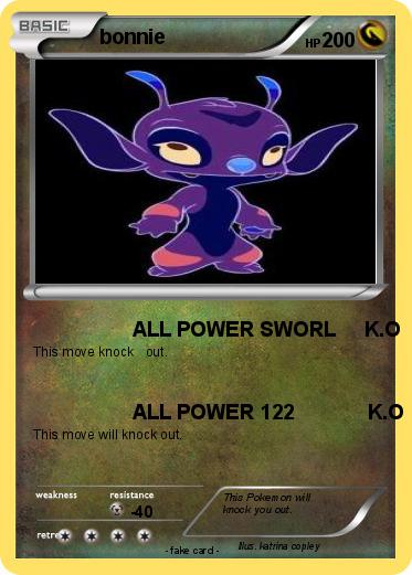 Pokemon bonnie