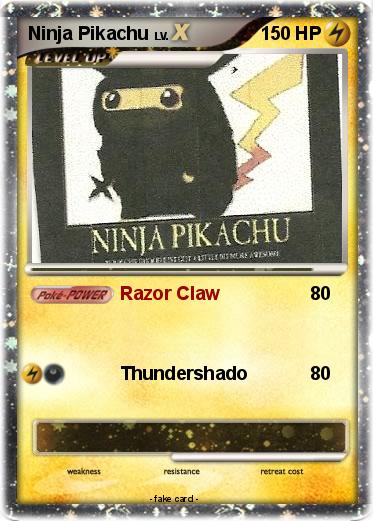 Pokemon Ninja Pikachu