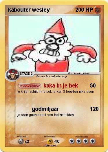 Pokemon kabouter wesley