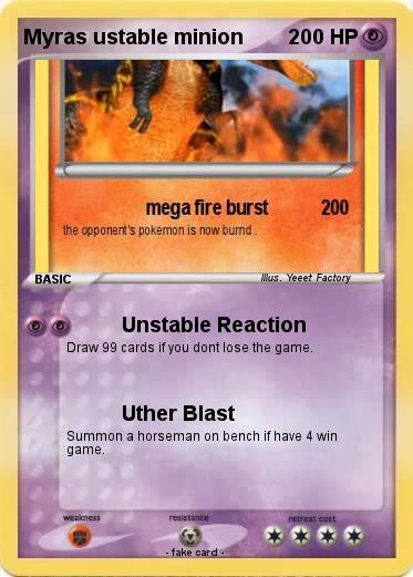 Pokemon Myras ustable minion