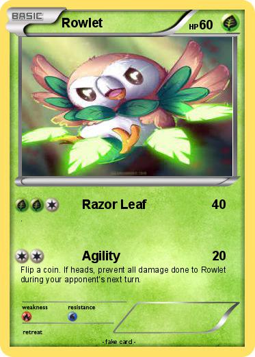 Pokemon Rowlet