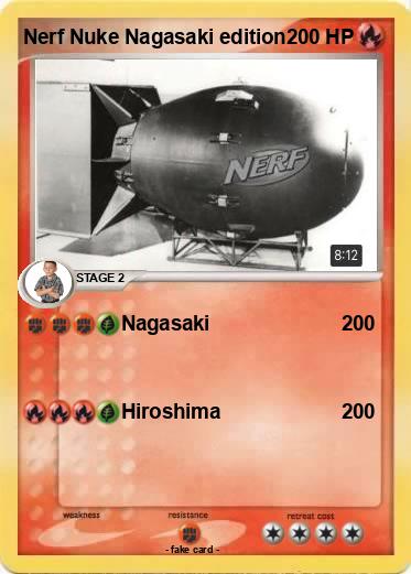 Pokemon Nerf Nuke Nagasaki edition