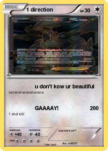 Pokemon 1 direction
