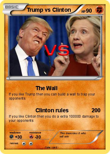Pokemon Trump vs Clinton
