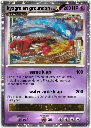 Pokemon kyogra en groundon