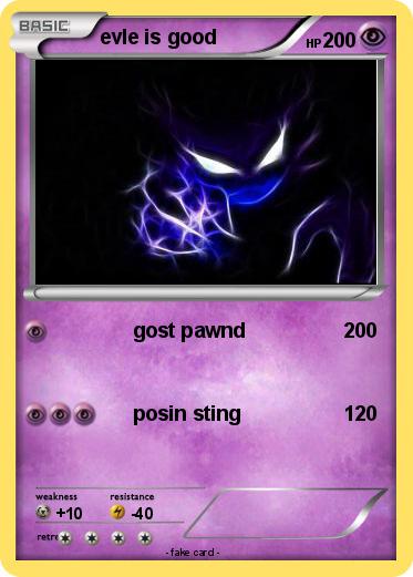 Pokemon evle is good