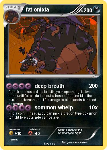 Pokemon fat onixia
