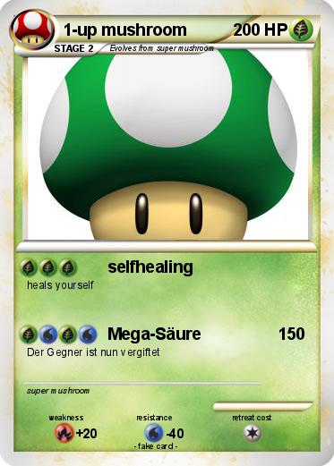 Pokemon 1-up mushroom