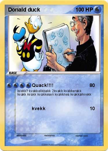 Pokemon Donald duck
