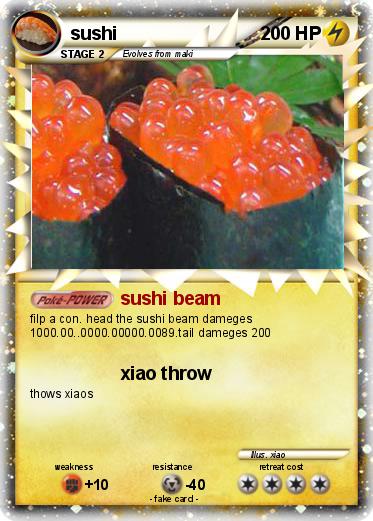 Pokemon sushi